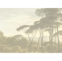 Tapete mit Baumlandschaft-Motiv