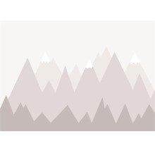 Illustration einer Berglandschaft