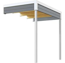 Stahl Carport mit Holzunterkonstruktion