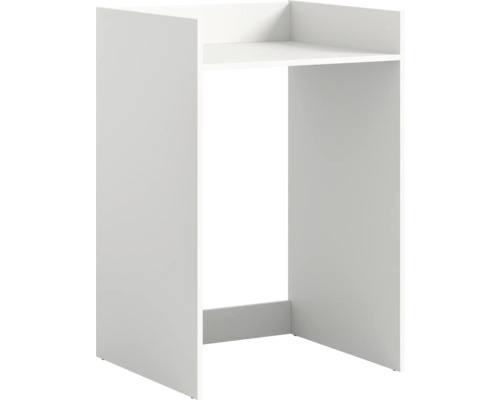 Weißes Badezimmermöbelgestell mit Regal