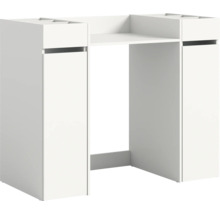 Weißer Waschtisch mit Stauraum