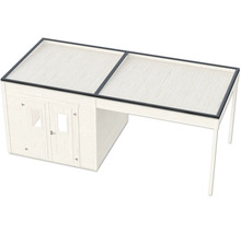 Gartenhaus mit Anbau und Flachdach