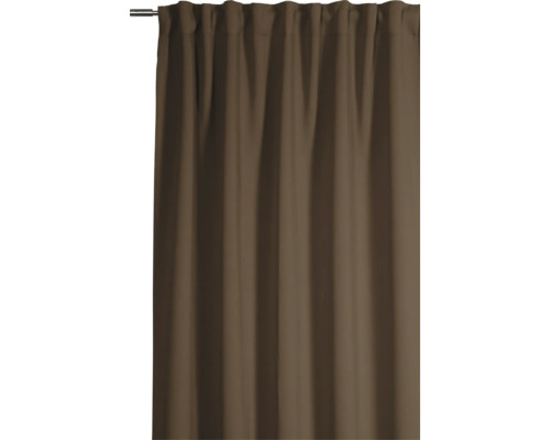 Gardine aus Stoff mit Faltenbandaufhängung