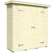 Holzgartenschrank mit Tür