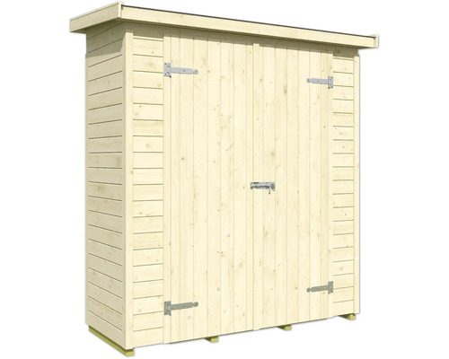 Holzgartenschrank mit Tür