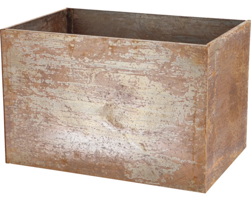 Rechteckiger Pflanzkasten aus Metall