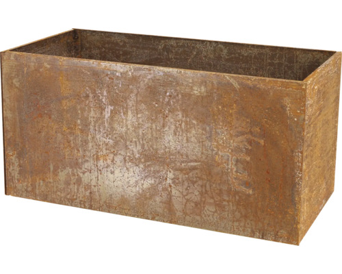 Rechteckiger Pflanzkasten aus Metall