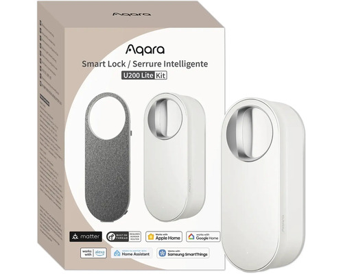 Aqara Smart Lock U200 Lite Kit mit Matter-Logo