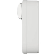 Seitliche Ansicht eines weißen Türstoppers