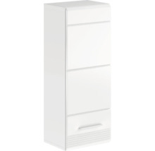 Weißer Badezimmerschrank mit mehreren Schubladen