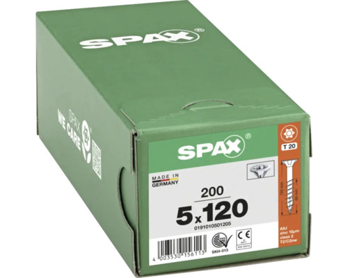 Verpackung Spax Schrauben 5x120 Millimeter