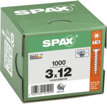 Spax Schrauben, 3x12 mm, 1000 Stück Packung