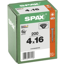 Packung mit 200 Spax Schrauben, 4 x 16 Millimeter