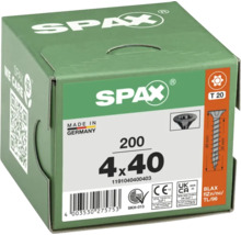 Spax Universalschrauben, 4 mal 40 Millimeter, Packung mit 200 Stück
