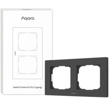 Aqara Schalterrahmen H2 EU Zweifach mit Verpackung