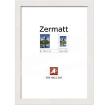 Zermatt Bilderrahmen mit zwei Fotos und The Wall Art Logo