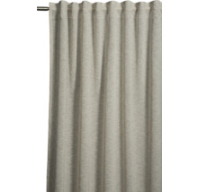 Vorhang aus Stoff mit Faltenaufhängung an einer Gardinenstange