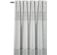 Gardine mit dekorativen Webstreifen