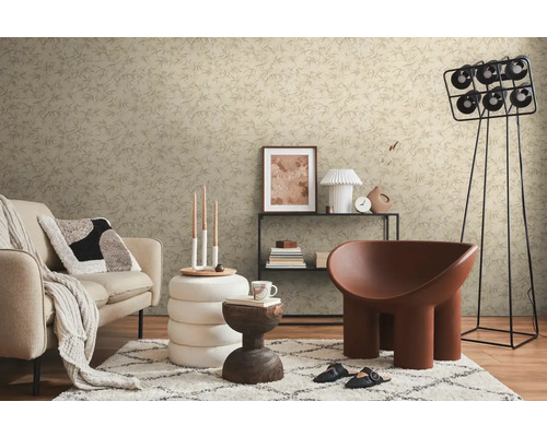 Vliestapete 790463 History of Art 2 Bambus beige | HORNBACH