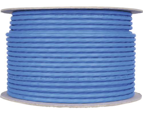 Rolle blaues Netzwerkkabel