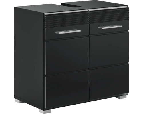 Waschbeckenunterschrank mit vier Türen und zwei Schubladen