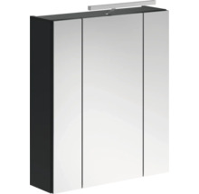 Spiegelschrank mit drei Türen und Beleuchtung