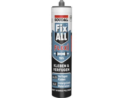 Soudal Fix ALL Flexi Montagekleber weiß 470 g Soudal Fix All Flexi Kleben und Verfugen Hybrid Polymer