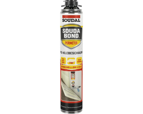 Soudal Perimeter-Kleber 1K 750 ml Soudal Souda Bond Perimeter PU-Klebeschaum für Dämmplatten