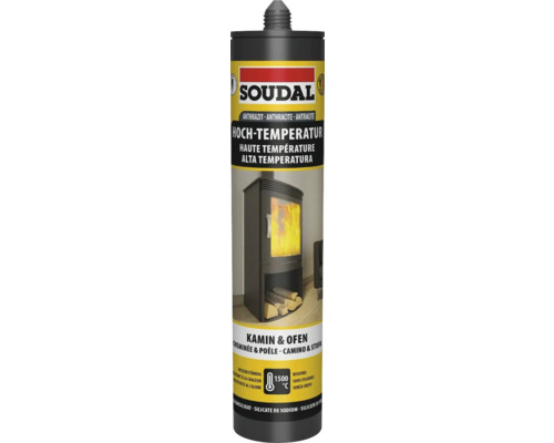 Soudal Hochtemperatur Dichtstoff für Kamin und Ofen