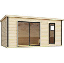 Gartenhaus mit Schiebetür und Fenster