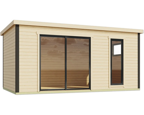 Gartenhaus mit Schiebetür und Fenster