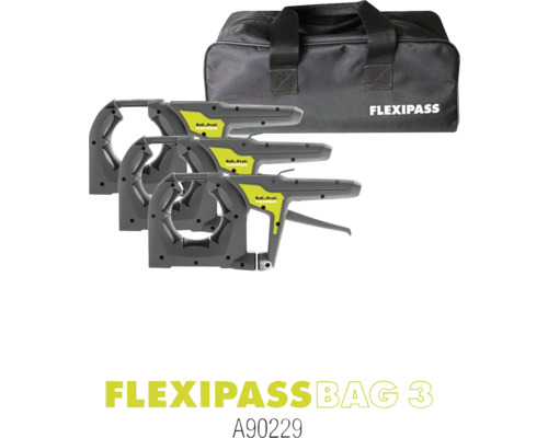 Flexipass Rohrmarkierer Set mit drei Markierern und Tasche