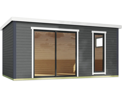 Gartenhaus mit Schiebetür und Fenster