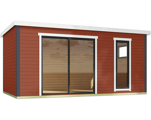 Gartenhaus mit Schiebetür und Fenster