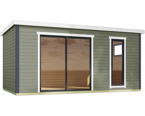 Gartenhaus mit Schiebetür und Fenster