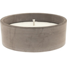 Dekorative Kerze in Betonoptik für stimmungsvolle Beleuchtung