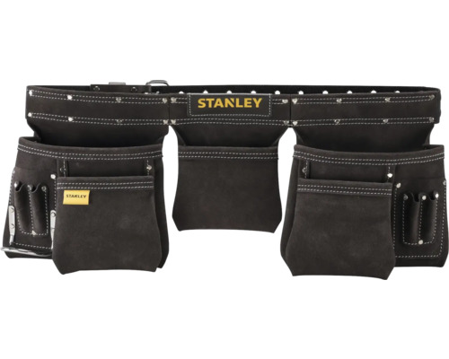 Stanley Werkzeuggürtel aus Leder mit mehreren Taschen und Halterungen
