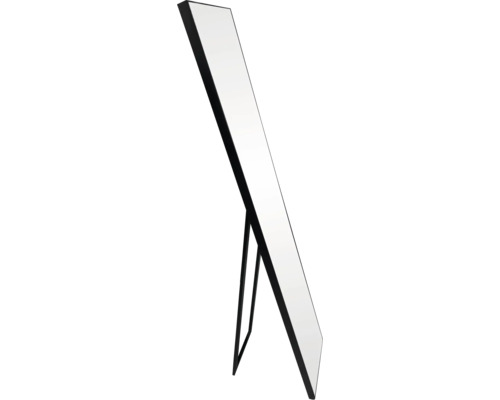 Stehspiegel mit schwarzem Rahmen