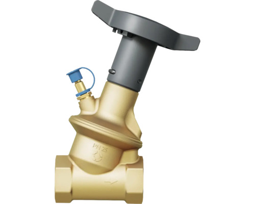 Schrägsitzventil aus Messing mit Handrad