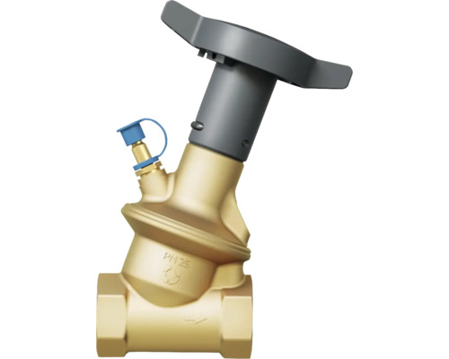 Schrägsitzventil aus Messing mit Handrad