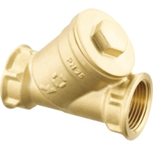 Schrägsitz-Schmutzfänger aus Messing