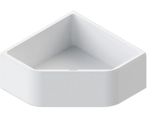 Badewannenträger Luxor 137 x 137 cm 990163 Eckduschtasse aus Sanitäracryl