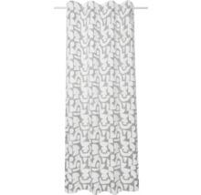 Textil Duschvorhang mit Muster