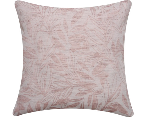 Quadratisches Kissen mit Blättermuster