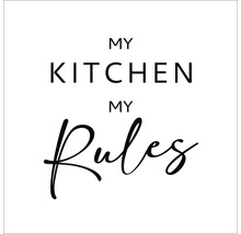 Meine Küche, meine Regeln Schriftzug