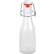 Leere Glasflasche mit Bügelverschluss