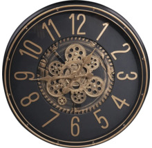Dekorative Wanduhr mit Zahnrad-Design