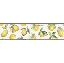 Bordüre mit Zitronenmotiv für Wandgestaltung