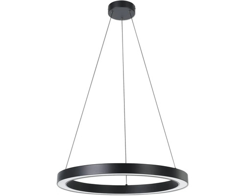 LED Pendelleuchte 6x6W 5400 lm CCT Einstellbares Weiß 2700/4000/6500 K Round schwarz UGR<19 geeignet als Arbeitsplatzleuchte Kreisförmige Hängelampe