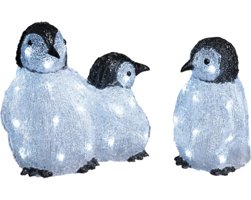 Dekorative Pinguinfiguren mit Beleuchtung für den Innen- und Außenbereich